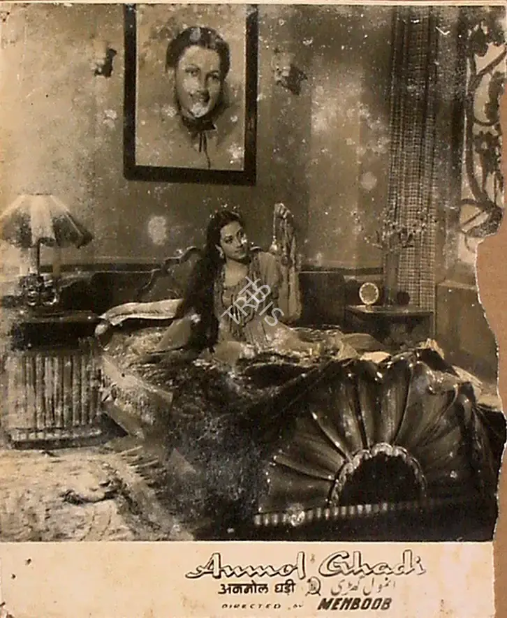 Faredoon A. Irani (Cinematographer), Anmol Ghadi, 1946, Lobby Card