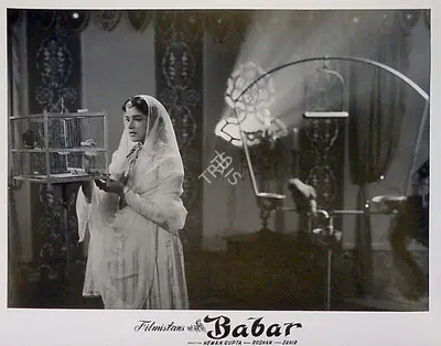 Vasant Beltangdi (Cinematographer), Babar, 1960, Lobby Card