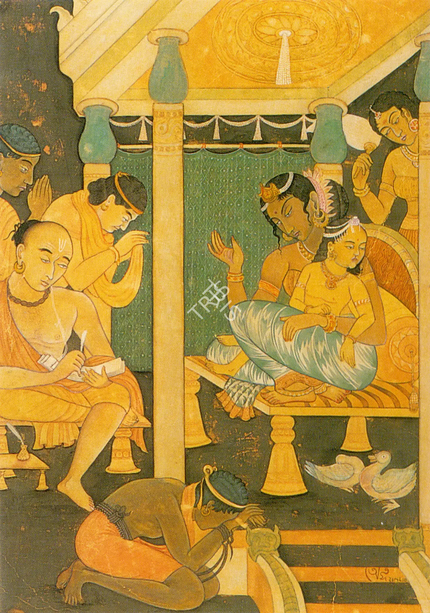 A.K. Haldar (Artist), Untitled, Painting