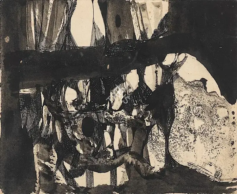 Ganesh Pyne (Artist), Untitled, 1975, Painting