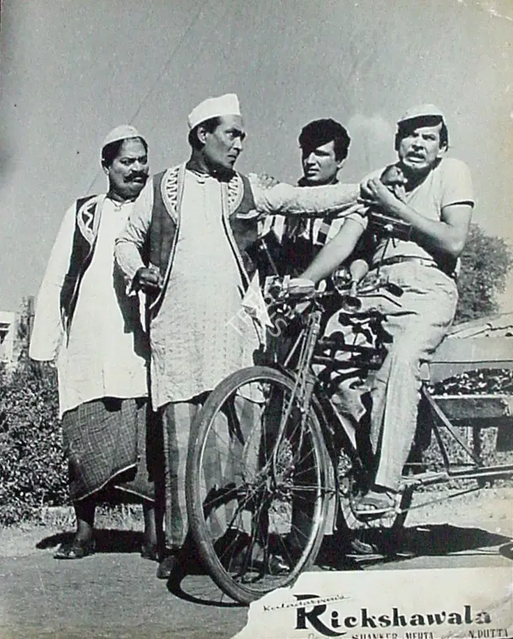 M. Acharya (Producer), Rickshawala, 1960, Lobby Card