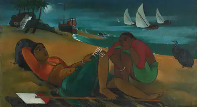 A.A. Raiba (Artist), Untitled, 1984, Painting