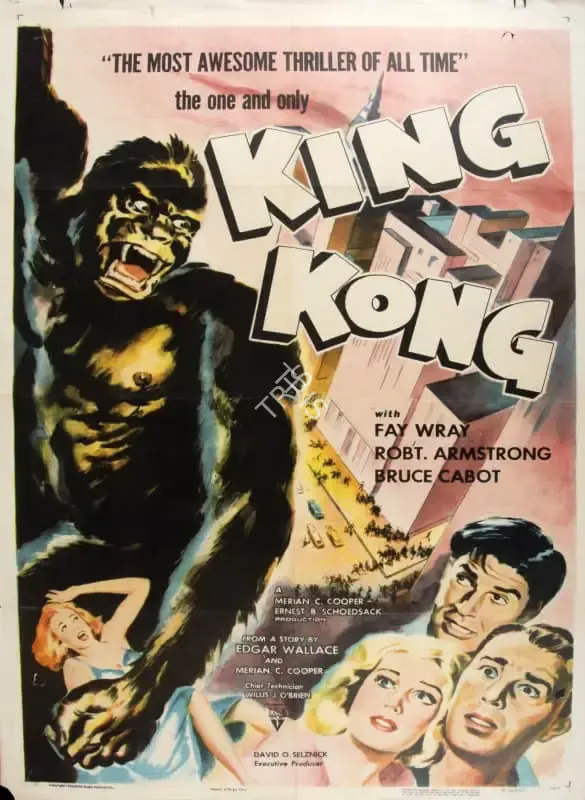 Merian C. Cooper (Director), King Kong, 1933, Poster