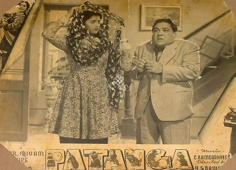 H.S. Rawail (Director), Patanga, 1949, Lobby Card