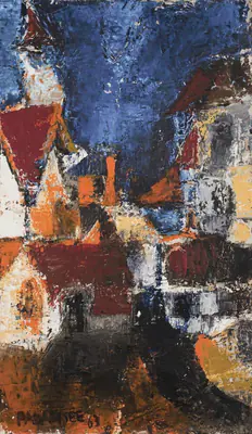 Akbar Padamsee (Artist), Untitled, 1963, Painting