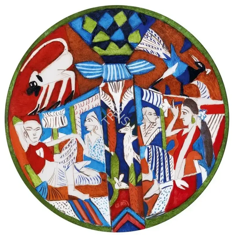 Subramanyan, K.G. (Artist). Untitled, n.d. | Painting, AG.Onl/16.10.16, 2016 · Asta Guru