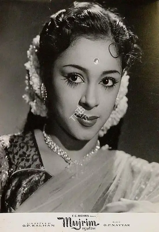 Shivram Malaya (Cinematographer), Mujrim, 1958, Lobby Card