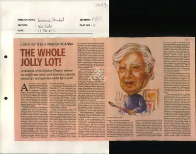 Kishore Singh (Reporter), The Whole Jolly Lot, 2010, Newspaper Clipping
