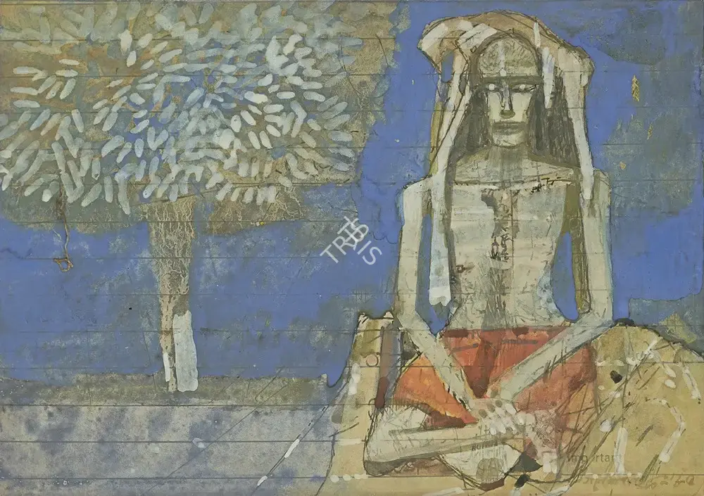 Ganesh Pyne (Artist), Untitled, 1980, Painting