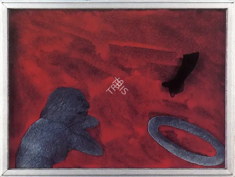 Navjot (Artist), Images Phase II, 1994, Painting