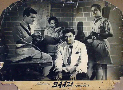 V. Ratra (Cinematographer), Baazi, 1951, Lobby Card