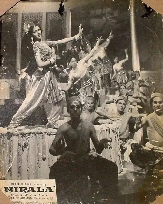 Debendra Shanker Mukherjee (Director), Nirala, 1950, Lobby Card