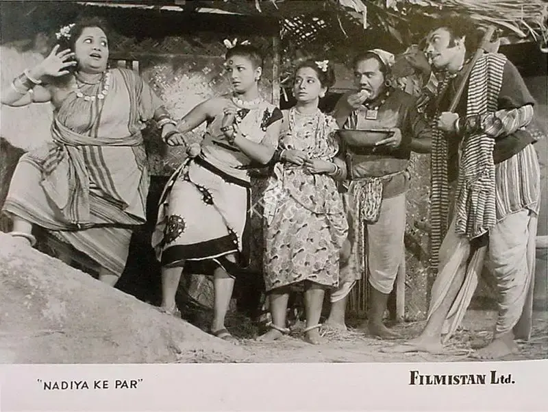 Kishore Sahu (Producer), Nadiya Ke Par, 1948, Lobby Card