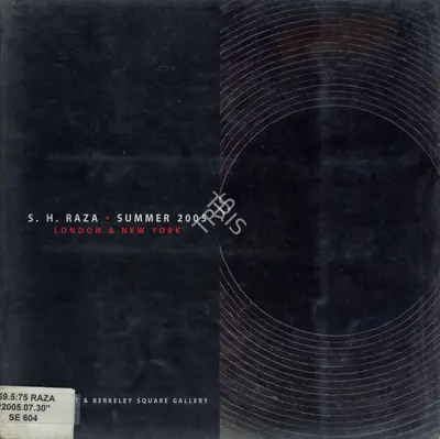 S.H. Raza (Artist), S.H. Raza, 2005, Solo Exhibition Catalogue