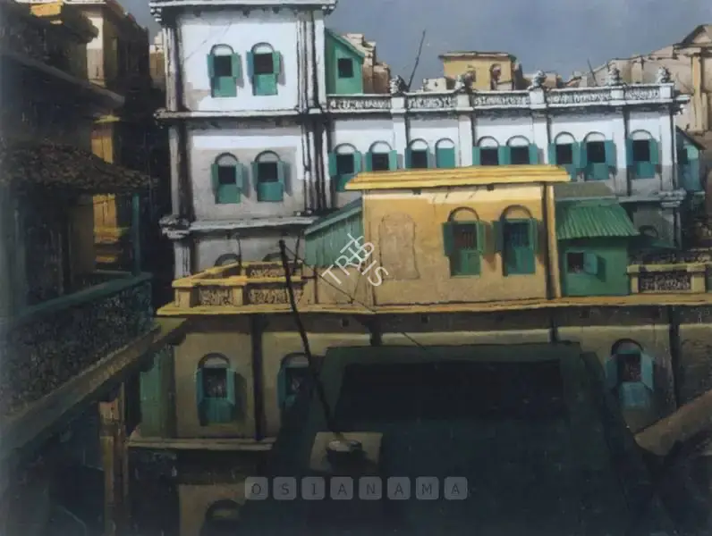 Bikash Bhattacharjee (Artist), Untitled, 1976, Painting