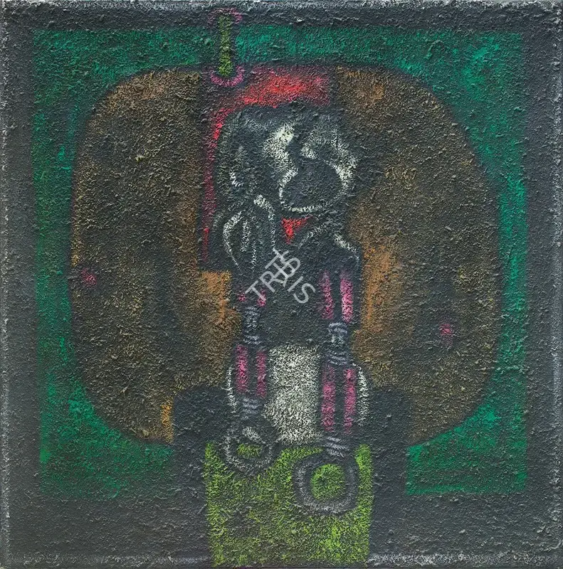 Satish Gujral (Artist), Emergency, 1979, Painting
