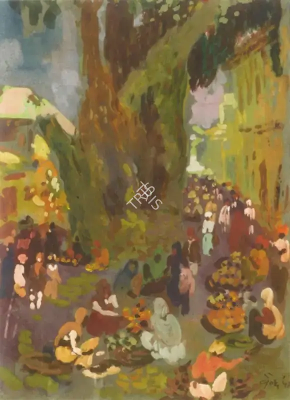 N.S. Bendre (Artist), Untitled, 1943, Painting