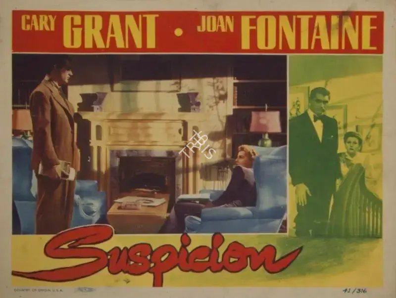Alfred Hitchcock (Producer), Suspicion, 1941, Lobby Card