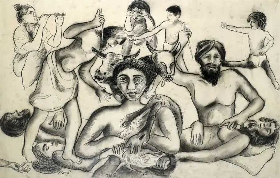 Manjit Bawa (Artist), Untitled, 1991, Painting