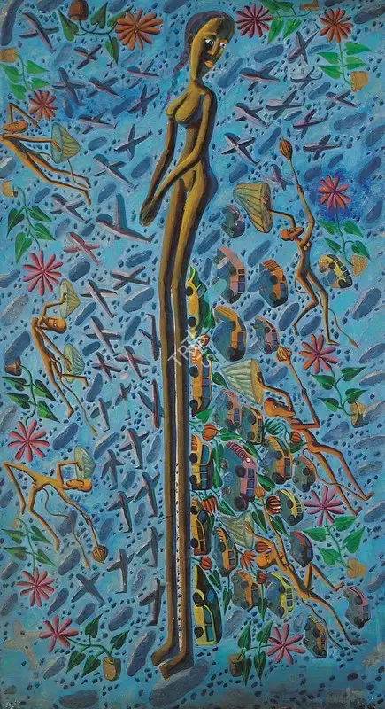 Ved Nayar (Artist), Untitled, Painting