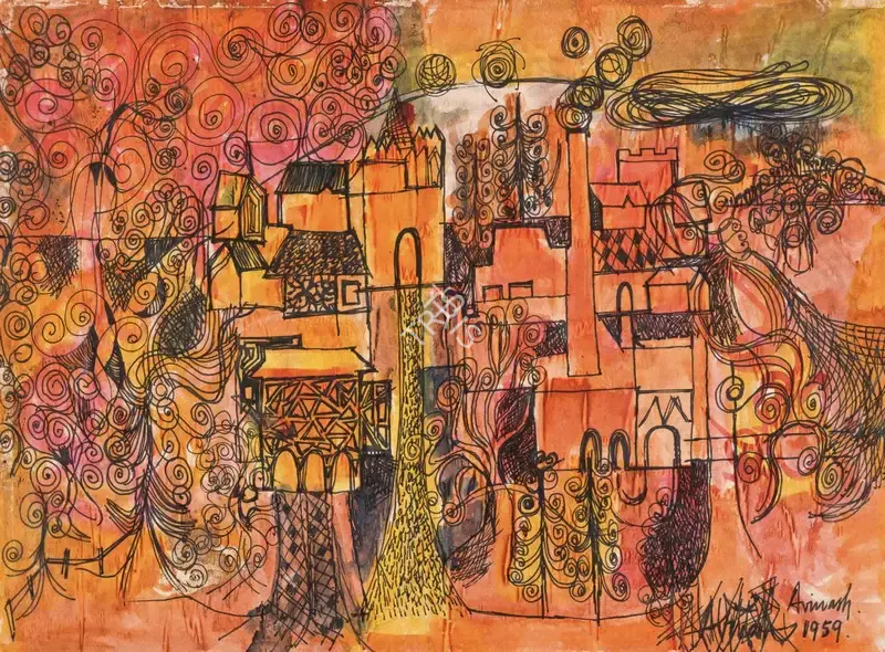 Avinash Chandra (Artist), Untitled, 1959, Painting
