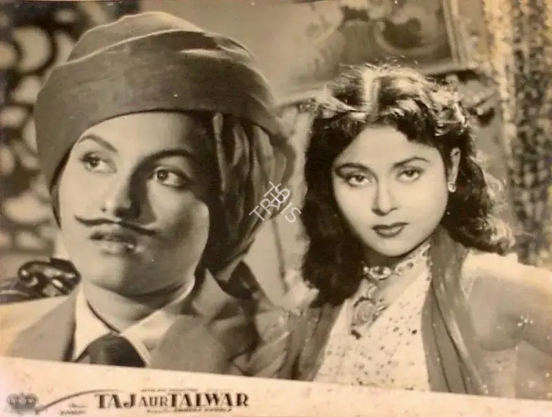 Satya Roy (Producer), Taj Aur Talwar, 1956, Lobby Card