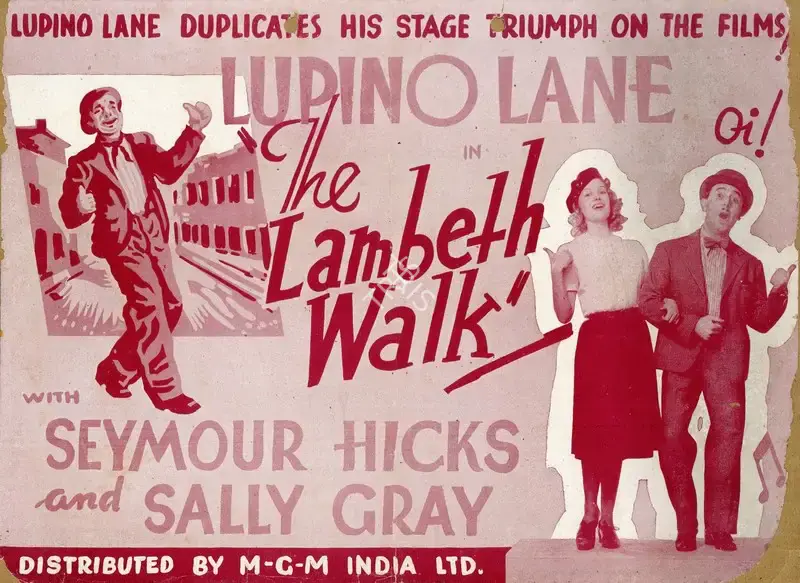 Albert de Courville (Director), The Lambeth Walk, 1939, Handbill