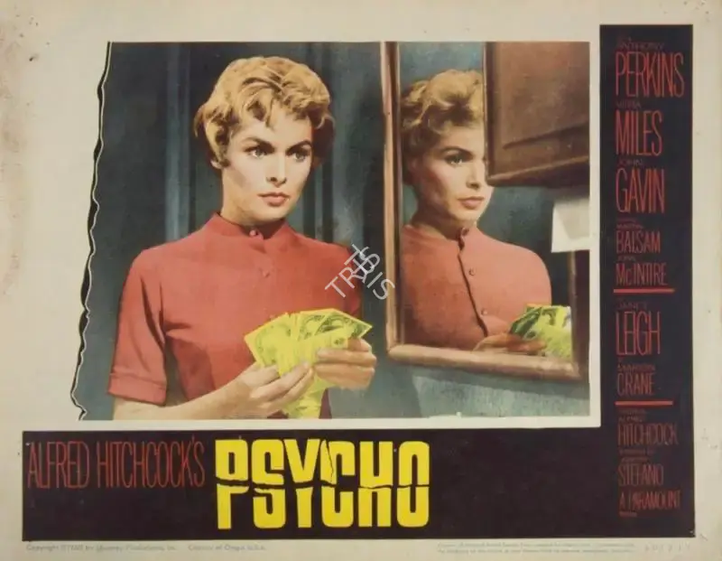 Alfred Hitchcock (Producer), Psycho, 1960, Lobby Card