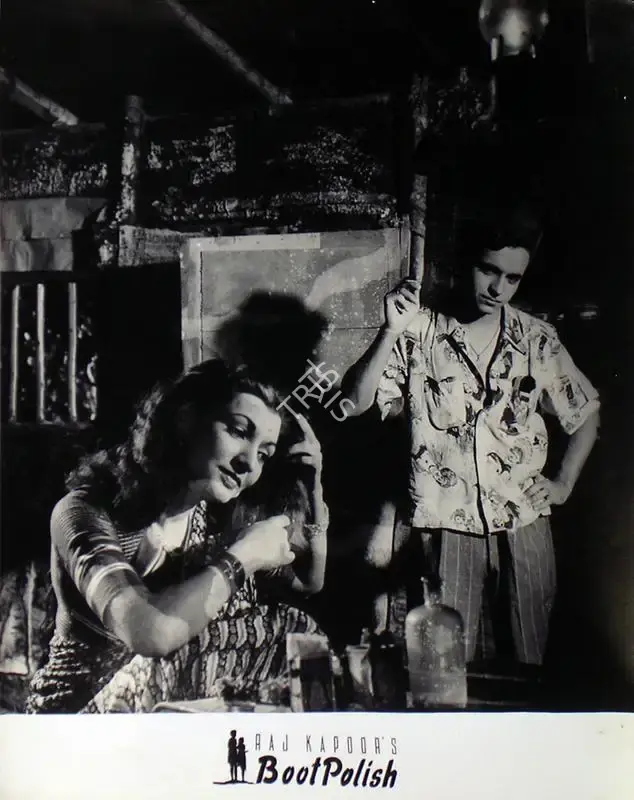 Taru Dutt (Cinematographer), Boot Polish, 1954, Lobby Card