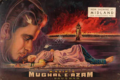 K. Asif (Producer), Mughal E Azam, 1960, Showcard