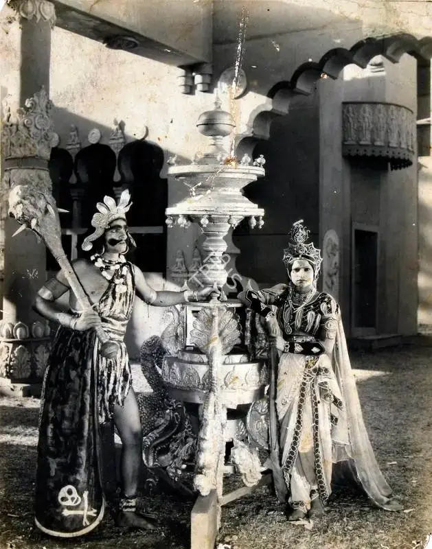 Keshavrao Dhaiber (Cinematographer), Amrit Manthan, 1934, Photographic Still