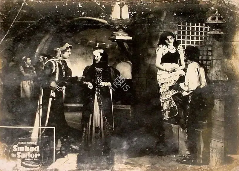 Nanabhai Bhatt (Director), Sinbad Jahaaji, 1952, Lobby Card
