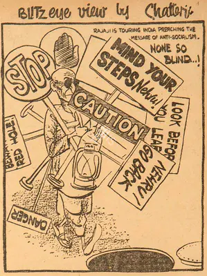 Basu Chatterjee (Cartoonist), Mind Your Steps Nehru !, 1960, Cartoons