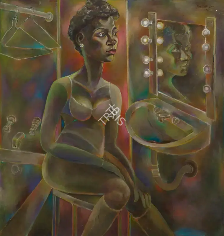 Sen, Paritosh (Artist). Isabelle Before the Mirror, 1982 | Painting, Ch.NeY/20.03.24, 2024 · Christie's