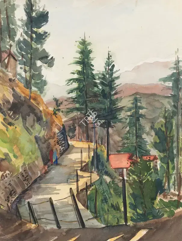 Avinash Chandra (Artist), Untitled, 1955, Painting