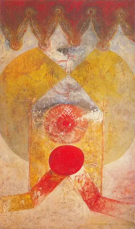 Das, Sunil (Artist). Mangal Ghat, 1972 | Painting, So.Del/09.10.92, 1972