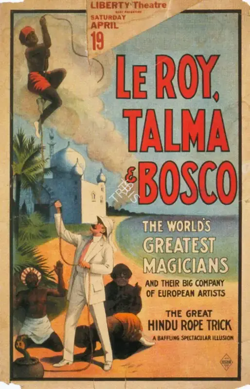 Le Roy Talma Bosco (Magician), Le Roy, Talma & Bosco. The World's Greatest Magicians, Magic Publicity Art & Memorabilia