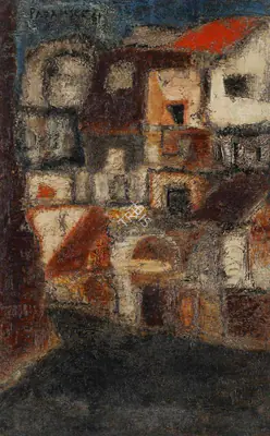Akbar Padamsee (Artist), Untitled, 1961, Painting