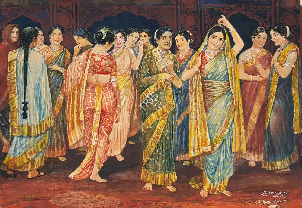 M.V. Dhurandhar (Artist), Untitled, 1943, Painting