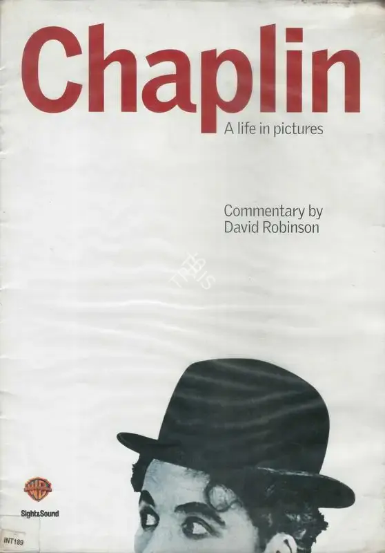 David Robinson (Author), Chaplin, 2003, Authored Book