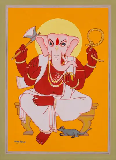 Lalu Prasad Shaw (Artist), Untitled, 2015, Painting
