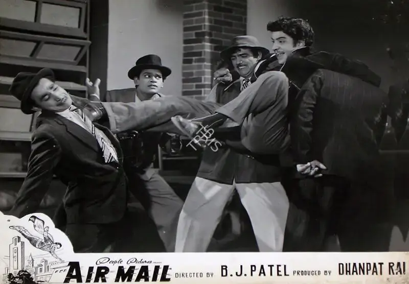 Dhanpat Rai (Producer), Air Mail, 1960, Lobby Card