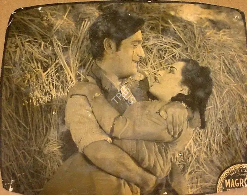 R.D. Mathur (Cinematographer), Magroor, 1950, Lobby Card