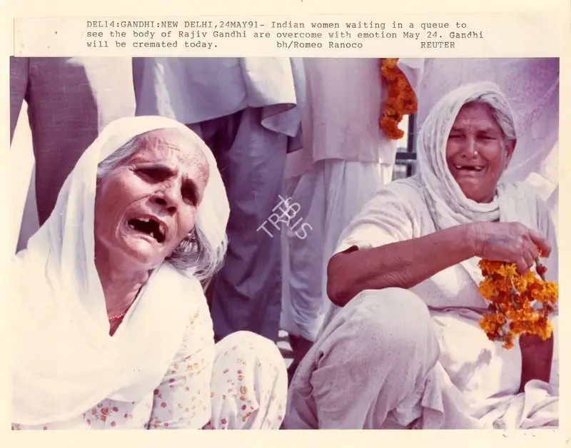 Romeo Ranoco (Photographer), Del14: Gandhi: New Delhi, 24May9, 1991, Contemporary Photograph