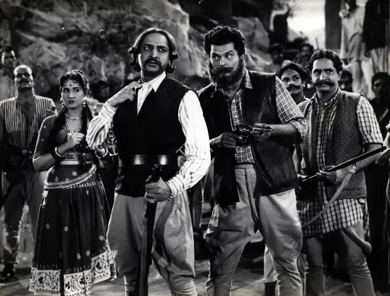 Radhu Karmakar (Cinematographer), Jis Desh Men Ganga Behti Hai, 1960, Photographic Still