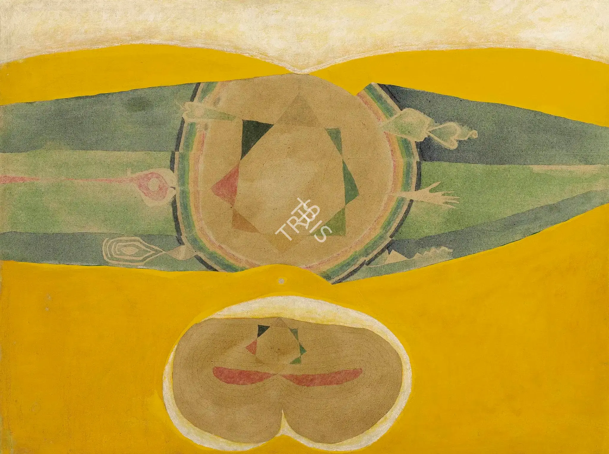 Prabhakar Barwe (Artist), Anatomy Of A Mystic, 1969, Painting