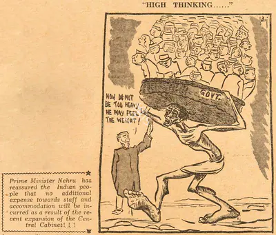 Basu Chatterjee (Cartoonist), High Thinking…, 1952, Cartoons