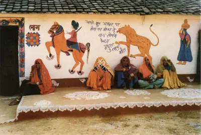 Jyoti Bhatt (Photographer), Village House, Rajasthan, 1989, Contemporary Photograph
