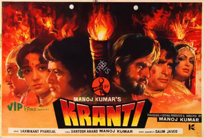 Manoj Kumar (Producer), Kranti, 1981, Song-Synopsis Booklet
