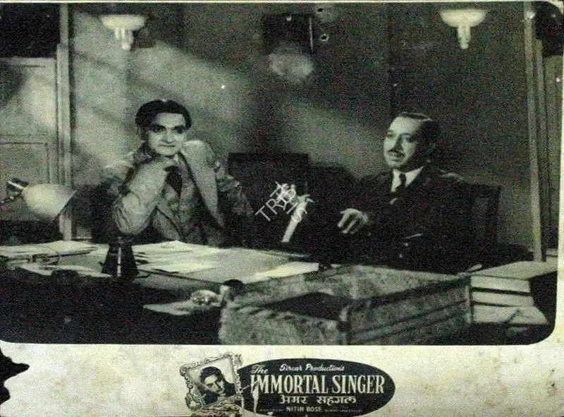 Nitin Bose (Director), Amar Saigal, 1955, Lobby Card